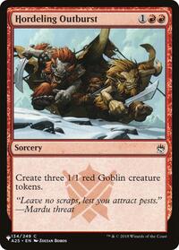 Hordeling Outburst (134/249) [The List Reprints]