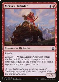 Meria's Outrider (138/281) [The List Reprints]