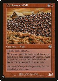 Pitchstone Wall (110/143) [The List Reprints]