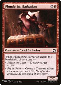 Plundering Barbarian (158/281) [The List Reprints]