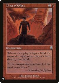 Price of Glory (214/350) [The List Reprints]