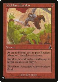 Reckless Abandon (94/143) [The List Reprints]