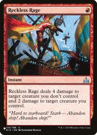 Reckless Rage (110/196) [The List Reprints]