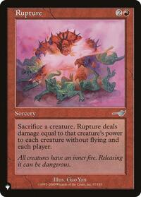 Rupture (97/143) [The List Reprints]