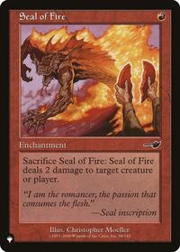 Seal of Fire (98/143) [The List Reprints]