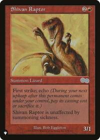 Shivan Raptor (215/350) [The List Reprints]