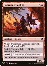Swarming Goblins (162/281) [The List Reprints]