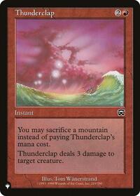 Thunderclap (219/350) [The List Reprints]