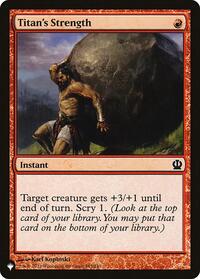Titan's Strength (145/249) [The List Reprints]