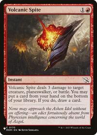 Volcanic Spite (0170) [The List Reprints]