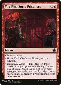You Find Some Prisoners (169/281) [The List Reprints]