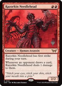 Razorkin Needlehead (153) [Promo Pack: Duskmourn: House of Horror]