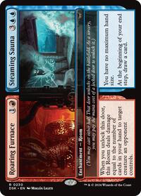 Roaring Furnace // Steaming Sauna (230) [Promo Pack: Duskmourn: House of Horror]