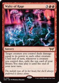Waltz of Rage (165) [Promo Pack: Duskmourn: House of Horror]