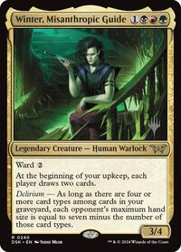Winter, Misanthropic Guide (240) [Promo Pack: Duskmourn: House of Horror]