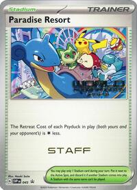 Paradise Resort - 045 (World Championships 2023) [Staff] (045) [SV: Scarlet & Violet Promo Cards]