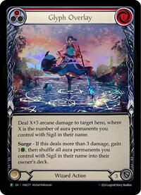 Glyph Overlay (Red) (Alternate Art) - FAB277 (FAB277) [Flesh and Blood: Promo Cards]