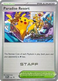 Paradise Resort - 150 (World Championships 2024) [Staff] (150) [SV: Scarlet & Violet Promo Cards]