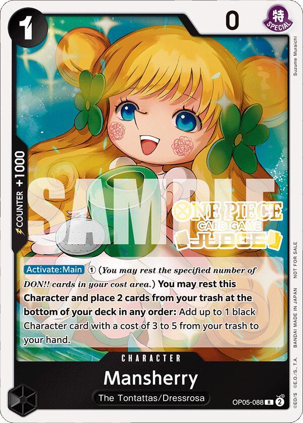 Mansherry (Judge Pack Vol. 4) (OP05-088) [One Piece Promotion Cards]