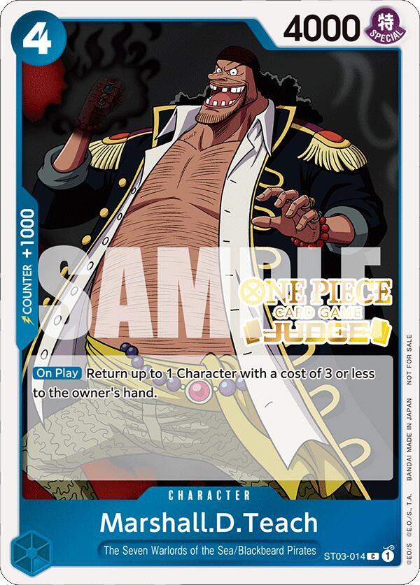 Marshall.D.Teach (Judge Pack Vol. 4) (ST03-014) [One Piece Promotion Cards]