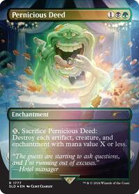 Pernicious Deed (Rainbow Foil) (1777) [Secret Lair Drop Series]