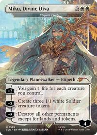 Miku, Divine Diva - Elspeth Tirel (1585) [Secret Lair Drop Series]