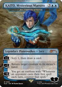 KAITO, Mysterious Maestro - Jace, Unraveler of Secrets (1590) [Secret Lair Drop Series]