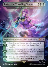 Luka, the Traveling Sound - Liliana of the Dark Realms (Rainbow Foil) (1593) [Secret Lair Drop Series]