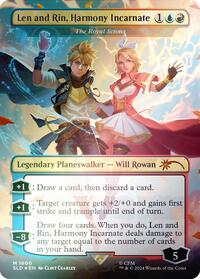 Len and Rin, Harmony Incarnate - The Royal Scions (Rainbow Foil) (1600) [Secret Lair Drop Series]