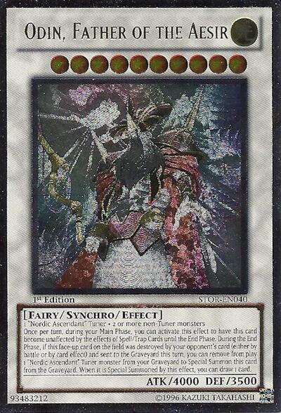 Odin, Father of the Aesir (UTR) (STOR-EN040) [Storm of Ragnarok]