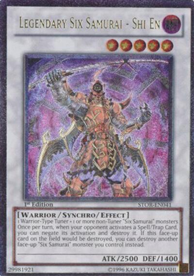 Legendary Six Samurai - Shi En (UTR) (STOR-EN041) [Storm of Ragnarok]