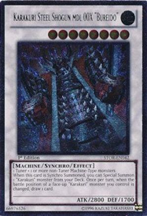 Karakuri Steel Shogun mdl 00X "Bureido" (UTR) (STOR-EN042) - Storm of Ragnarok 1st Edition