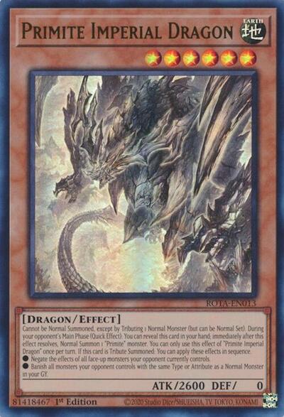Primite Imperial Dragon (ROTA-EN013) [Rage of the Abyss]