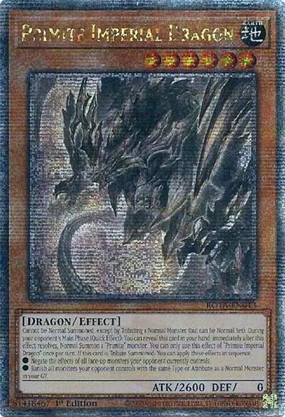 Primite Imperial Dragon (Quarter Century Secret Rare) (ROTA-EN013) [Rage of the Abyss]