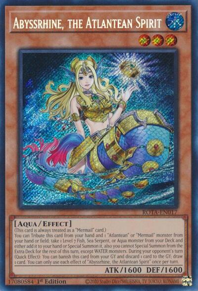 Abyssrhine, the Atlantean Spirit (ROTA-EN017) [Rage of the Abyss]