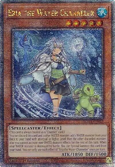 Eria the Water Channeler (Quarter Century Secret Rare) (ROTA-EN023) [Rage of the Abyss]