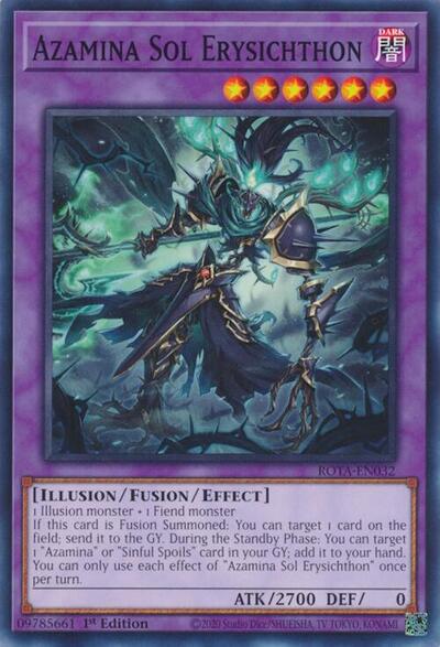 Azamina Sol Erysichthon (ROTA-EN032) [Rage of the Abyss]