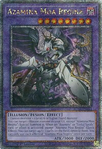Azamina Moa Regina (Quarter Century Secret Rare) (ROTA-EN033) [Rage of the Abyss]