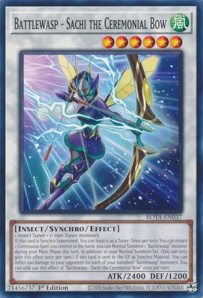 Battlewasp - Sachi the Ceremonial Bow (ROTA-EN037) [Rage of the Abyss]