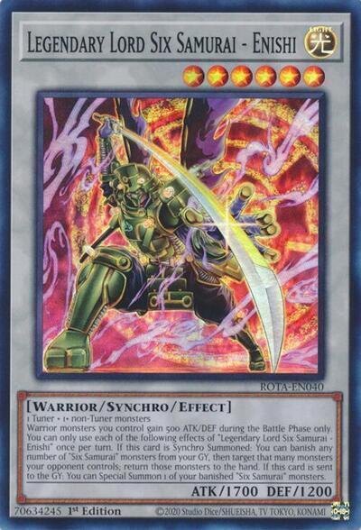 Legendary Lord Six Samurai - Enishi (ROTA-EN040) [Rage of the Abyss]