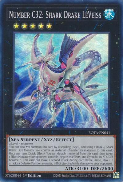 Number C32: Shark Drake LeVeiss (ROTA-EN041) [Rage of the Abyss]