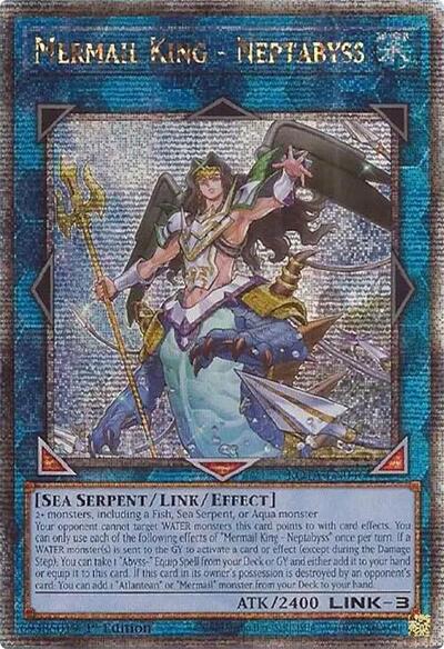 Mermail King - Neptabyss (Quarter Century Secret Rare) (ROTA-EN046) [Rage of the Abyss]