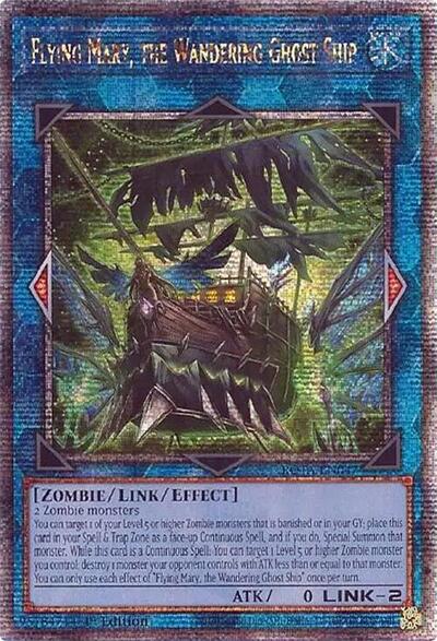 Flying Mary, the Wandering Ghost Ship (Quarter Century Secret Rare) (ROTA-EN047) [Rage of the Abyss]