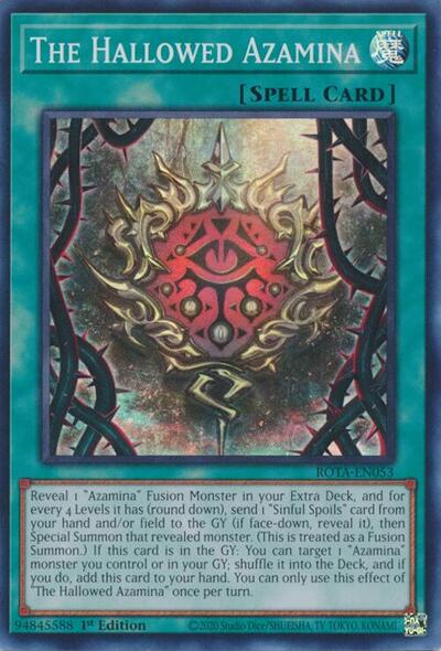 The Hallowed Azamina (ROTA-EN053) [Rage of the Abyss]