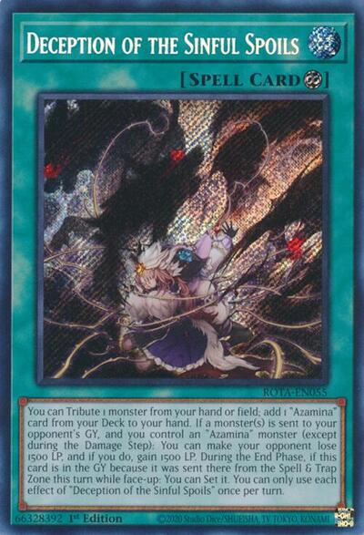 Deception of the Sinful Spoils (ROTA-EN055) [Rage of the Abyss]