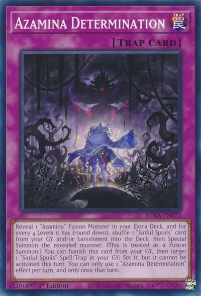 Azamina Determination (ROTA-EN073) [Rage of the Abyss]