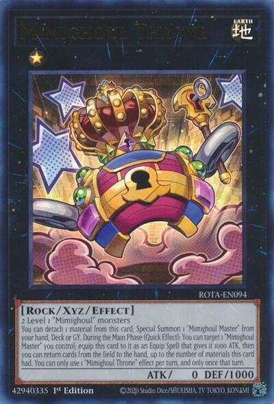 Mimighoul Throne (ROTA-EN094) [Rage of the Abyss]