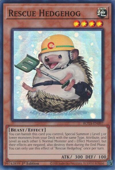 Rescue Hedgehog (ROTA-EN097) [Rage of the Abyss]