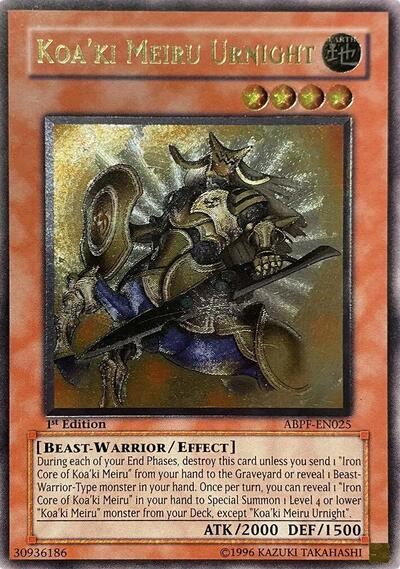 Koa'ki Meiru Urnight (UTR) (ABPF-EN025) [Absolute Powerforce]