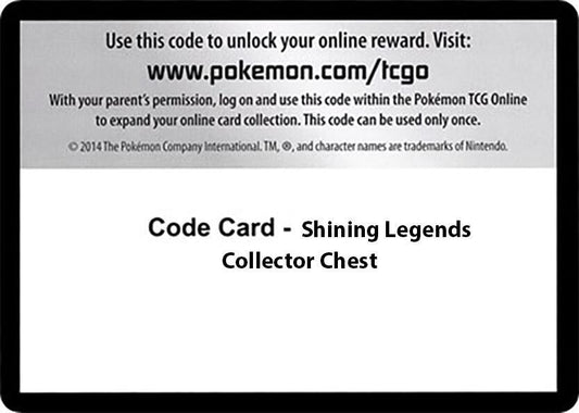Code Card - Shining Legends Collector Chest [Shining Legends]